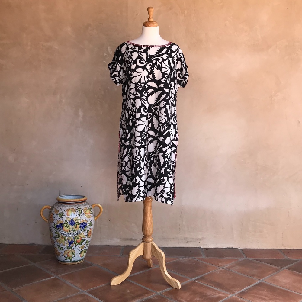 Melange side slit embellished tunic, XL NWOT